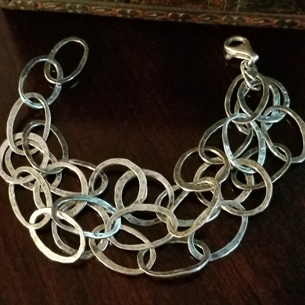 SIlpada Sterling Silver Links Bracelet